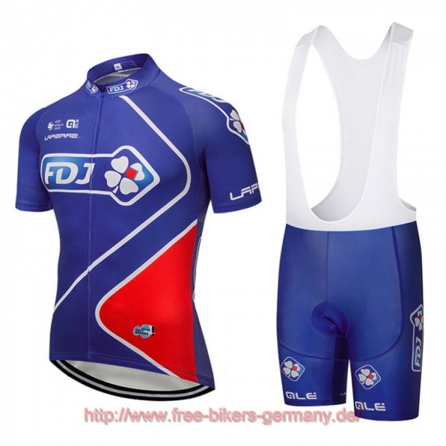 2018 FDJ Fahrradbekleidung Satz Fahrradtrikot Kurzarm Trikot und Kurz Trägerhose 2018 FDJ Fahrradbekleidung Satz Fahrradtrikot Kurzarm Trikot und Kurz Trägerhose