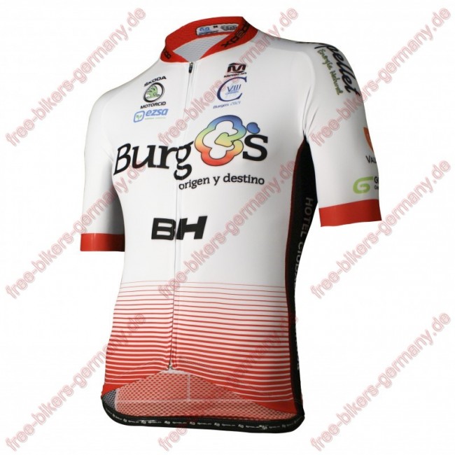 Radsport Burgos BH Pro Team 2018 Trikot Kurzarm Radsport Burgos BH Pro Team 2018 Trikot Kurzarm