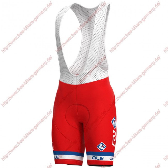 Radsport Groupama Fdj French Champion 2018 Trägerhosen Set Radsport Groupama Fdj French Champion 2018 Trägerhosen Set