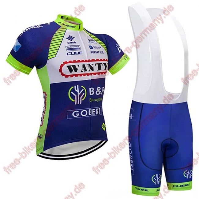 Profiteam 2018 Wanty Radbekleidung Satz Trikot Kurzarm+Trägerhosen Set Profiteam 2018 Wanty Radbekleidung Satz Trikot Kurzarm+Trägerhosen Set