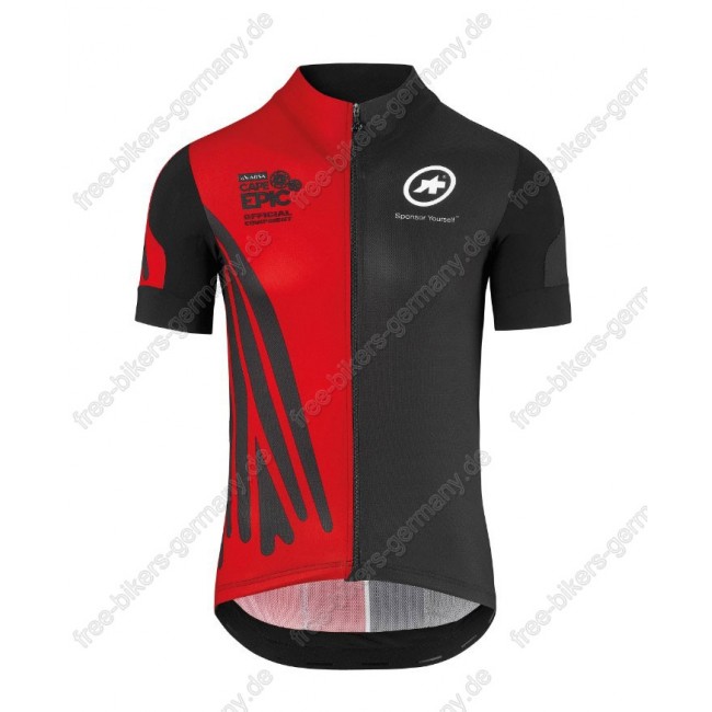 Assos SS.Capeepicx Trikot Kurzarm schwarz rot 2018 Assos SS.Capeepicx Trikot Kurzarm schwarz rot 2018