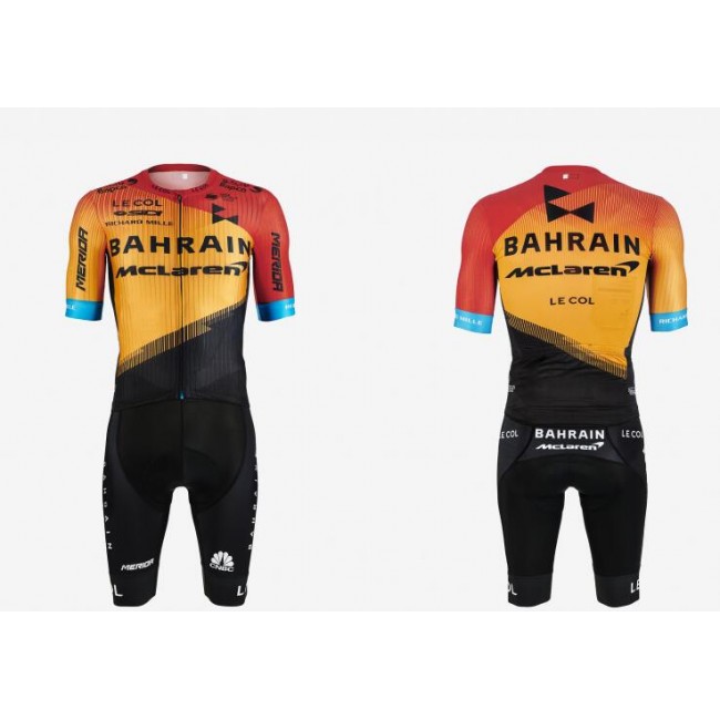 Fahrradbekleidung Radsport 2020 Bahrain McLaren Radbekleidung Satz Trikot Kurzarm+Fahrradhose Set Outlet Fahrradbekleidung Radsport 2020 Bahrain McLaren Radbekleidung Satz Trikot Kurzarm+Fahrradhose Set Outlet