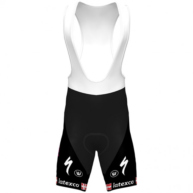 Fahrradbekleidung Radsport 2020 DECEUNINCK QUICK-STEP Danish Champion Trägerhosen Set