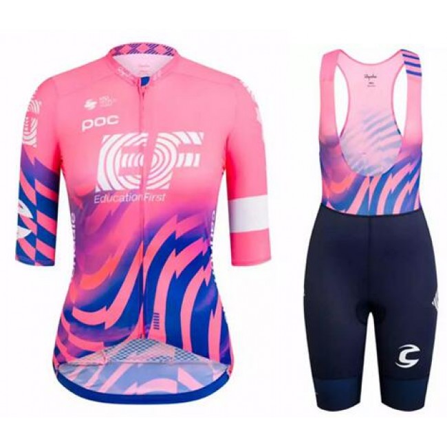 Fahrradbekleidung Radsport 2020 Damen EF Education First Radbekleidung Satz Trikot Kurzarm+Trägerhosen Set Outlet Fahrradbekleidung Radsport 2020 Damen EF Education First Radbekleidung Satz Trikot Kurzarm+Trägerhosen Set Outlet