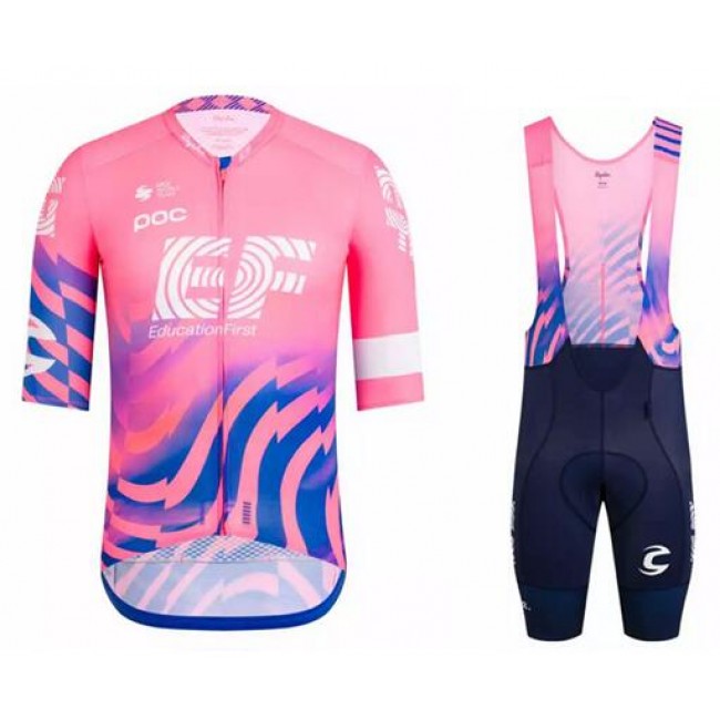 Fahrradbekleidung Radsport 2020 EF Education First Radbekleidung Satz Trikot Kurzarm+Trägerhosen Set Outlet Fahrradbekleidung Radsport 2020 EF Education First Radbekleidung Satz Trikot Kurzarm+Trägerhosen Set Outlet