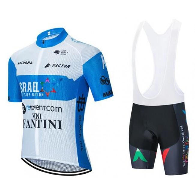 Fahrradbekleidung Radsport 2020 Israel Start-up Nation Radbekleidung Satz Trikot Kurzarm+Trägerhosen Set Outlet Fahrradbekleidung Radsport 2020 Israel Start-up Nation Radbekleidung Satz Trikot Kurzarm+Trägerhosen Set Outlet