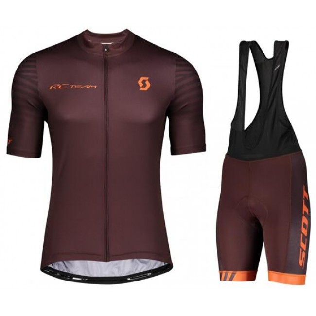 Fahrradbekleidung Radsport 2020 SCOTT RC TEAM 10 Radbekleidung Satz Trikot Kurzarm+Trägerhosen Set Outlet marrone Fahrradbekleidung Radsport 2020 SCOTT RC TEAM 10 Radbekleidung Satz Trikot Kurzarm+Trägerhosen Set Outlet marrone
