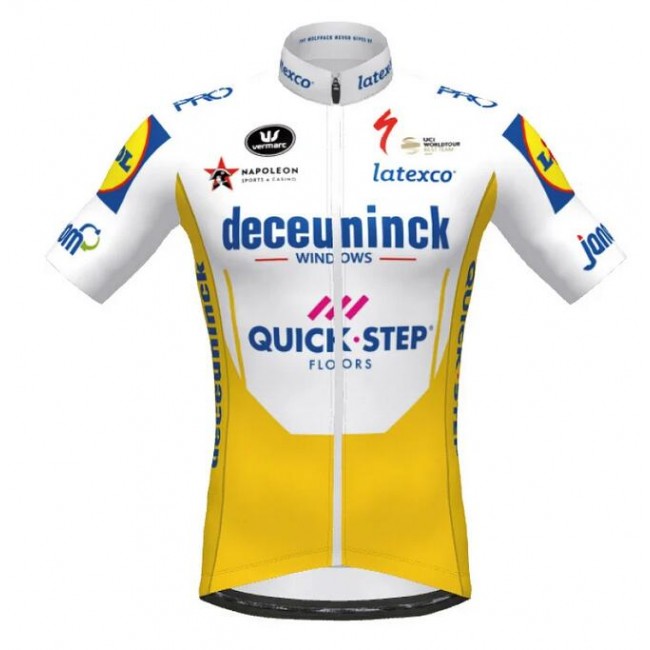 Fahrradbekleidung Radsport 2020 DECEUNINCK QUICK-STEP TdF Trikot Kurzarm Outlet Gelb 5SRRS
