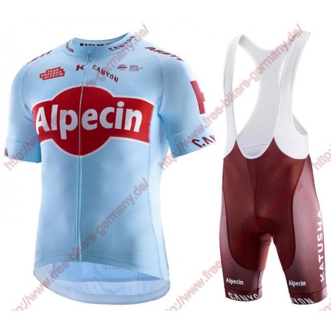 Profiteams TEAM KATUSHA ALPECIN 2019 Radbekleidung Satz Trikot Kurzarm+Trägerhosen Set Outlet Profiteams TEAM KATUSHA ALPECIN 2019 Radbekleidung Satz Trikot Kurzarm+Trägerhosen Set Outlet