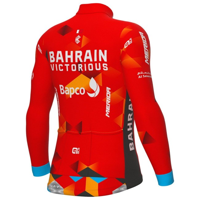 Bahrain Victorious-Jayco 2022 Radtrikot langarm-ALE Radsport-Profi-Team Bahrain Victorious-Jayco 2022 Radtrikot langarm-ALE Radsport-Profi-Team
