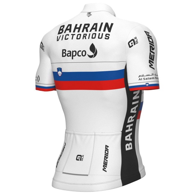 Bahrain Victorious slowenischer Meister 2022 Radtrikot kurzarm-ALE Radsport-Profi-Team Bahrain Victorious slowenischer Meister 2022 Radtrikot kurzarm-ALE Radsport-Profi-Team