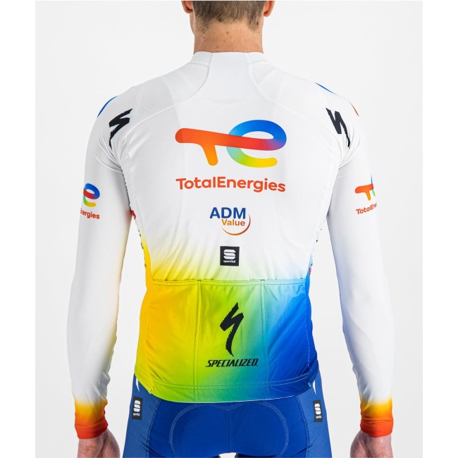 Team TotalEnergies 2022 Radtrikot langarm-Radsport-Profi-Team Team TotalEnergies 2022 Radtrikot langarm-Radsport-Profi-Team