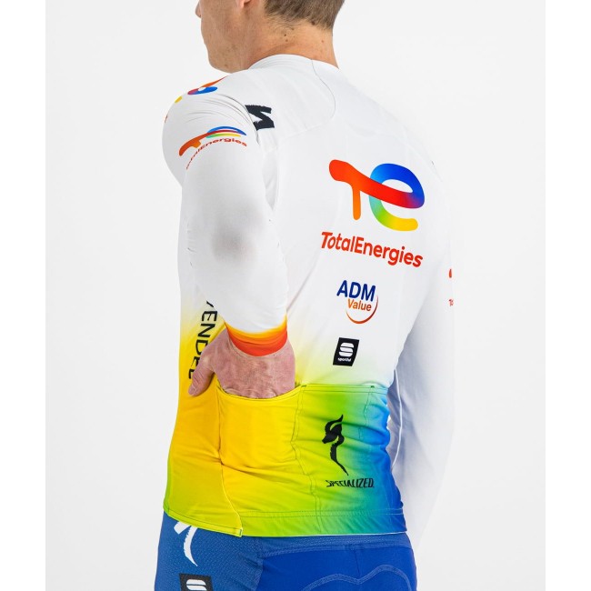Team TotalEnergies 2022 Radtrikot langarm-Radsport-Profi-Team Team TotalEnergies 2022 Radtrikot langarm-Radsport-Profi-Team