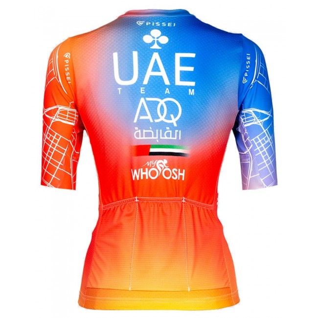 UAE TEAM ADQ 2023 Damen Radtrikot kurzarm-Radsport-Damen-Team UAE TEAM ADQ 2023 Damen Radtrikot kurzarm-Radsport-Damen-Team
