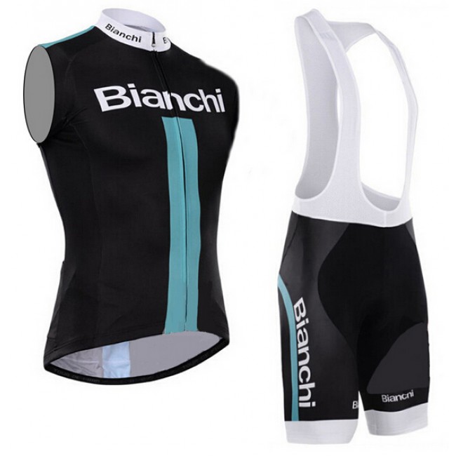 2015 Bianchi ärmelloses Trikot und Kurz Trägerhose RPCW961 2015 Bianchi ärmelloses Trikot und Kurz Trägerhose RPCW961