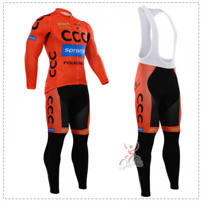 2015 CCC Fahrradbekleidung Radtrikot Satz Langarm und Lange Trägerhose AGON229 2015 CCC Fahrradbekleidung Radtrikot Satz Langarm und Lange Trägerhose AGON229