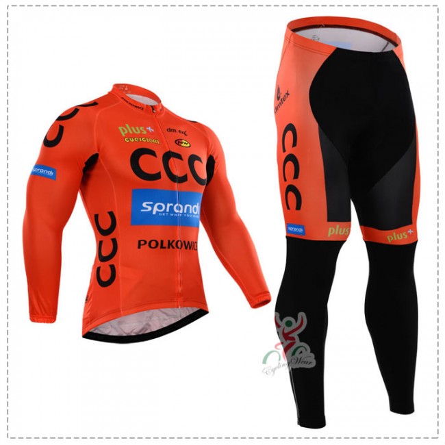 2015 CCC Fahrradbekleidung Radtrikot Satz Langarm und Lange Fahrradhose WOVL497 2015 CCC Fahrradbekleidung Radtrikot Satz Langarm und Lange Fahrradhose WOVL497