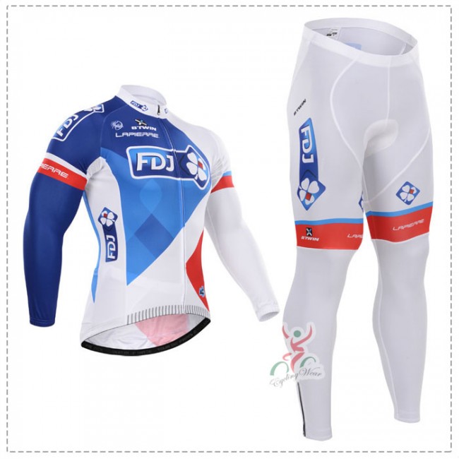 2015 FDJ Fahrradbekleidung Radtrikot Satz Langarm und Lange Fahrradhose VVRA913 2015 FDJ Fahrradbekleidung Radtrikot Satz Langarm und Lange Fahrradhose VVRA913