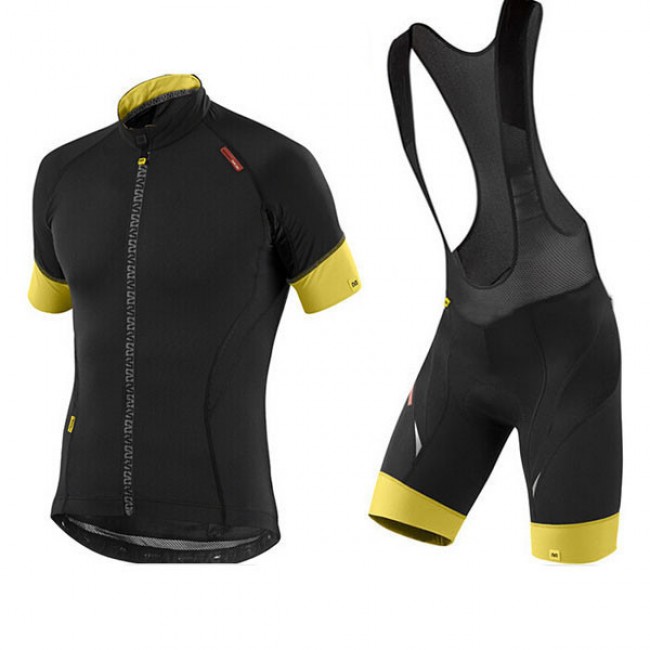 2015 MAVIC Fahrradbekleidung Satz Fahrradtrikot Kurzarm Trikot und Kurz Trägerhose schwarz gelb YUZQ473 2015 MAVIC Fahrradbekleidung Satz Fahrradtrikot Kurzarm Trikot und Kurz Trägerhose schwarz gelb YUZQ473