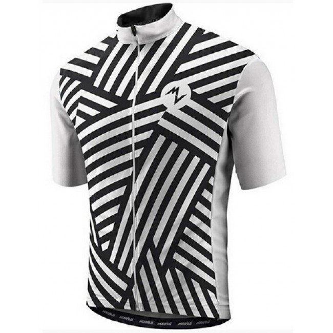2015 MORVELO Radtrikot Kurzarm schwarz Weiß ECXH252 2015 MORVELO Radtrikot Kurzarm schwarz Weiß ECXH252