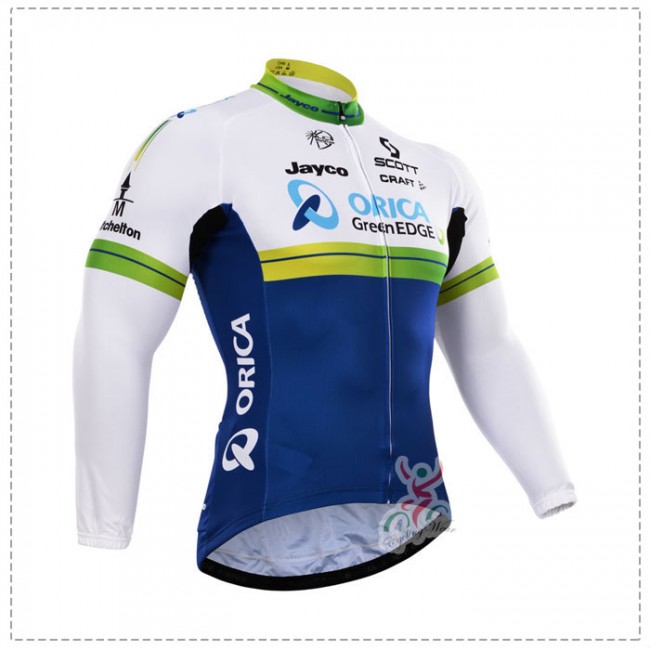 2015 Orica Greenedge Fahrradtrikot Langarm TAJS588 2015 Orica Greenedge Fahrradtrikot Langarm TAJS588