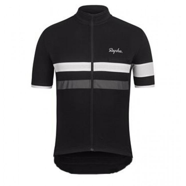2015 Rapha Schwarz Radtrikot Kurzarm XXUZ827