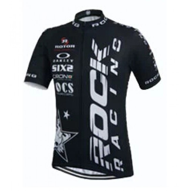 2015 Rock Racing Schwarz Radtrikot Kurzarm NSYT712