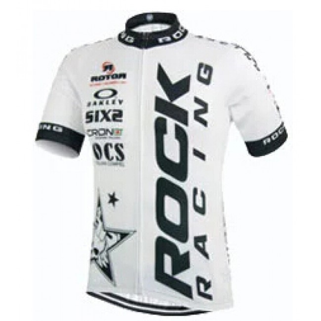 2015 Rock Racing Weiß Radtrikot Kurzarm TMVR709
