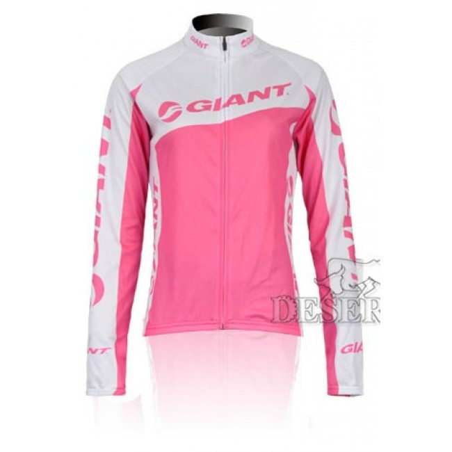 2012 Damen giant pink Fahrradtrikot Langarm YEFF703