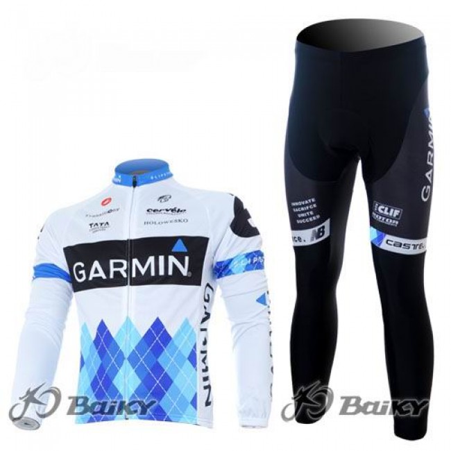 Garmin Barracuda Pro Team Radbekleidung Satz Fahrradtrikot Langarm und Lang Radhose Weiß KCTE374 Garmin Barracuda Pro Team Radbekleidung Satz Fahrradtrikot Langarm und Lang Radhose Weiß KCTE374
