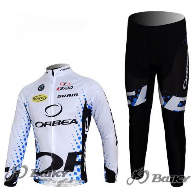 Orbea Pro Team Radbekleidung Satz Fahrradtrikot Langarm und Lang Radhose Weiß RWOR532 Orbea Pro Team Radbekleidung Satz Fahrradtrikot Langarm und Lang Radhose Weiß RWOR532