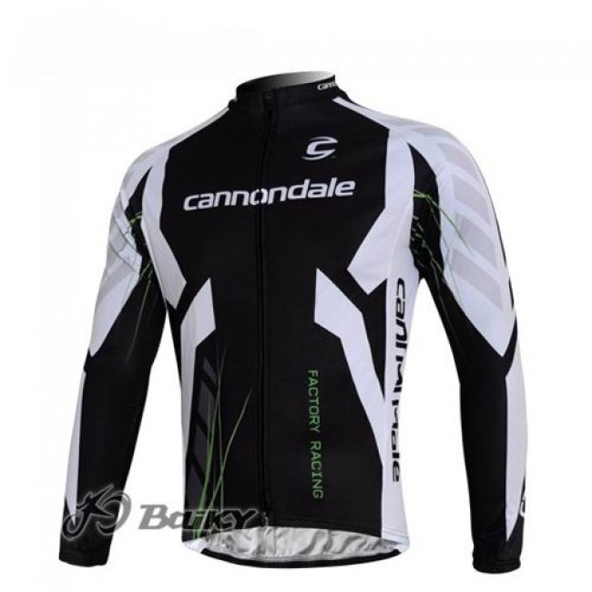 Cannondale Pro Team Fahrradtrikot Langarm Schwarz Weiß JBWG307 Cannondale Pro Team Fahrradtrikot Langarm Schwarz Weiß JBWG307