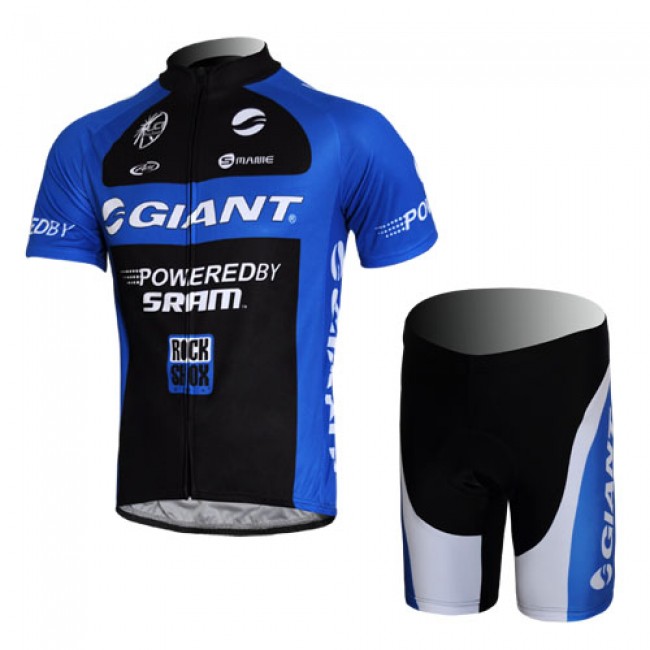 Giant Sram Pro Team Radtrikot Kurzarm Kurz Radhose Kits Schwarz Blau DBVW765 Giant Sram Pro Team Radtrikot Kurzarm Kurz Radhose Kits Schwarz Blau DBVW765