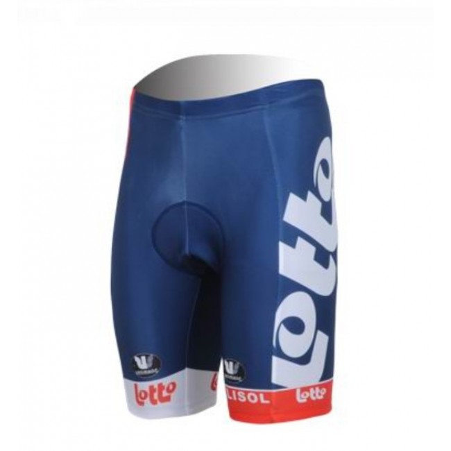 Lotto Belisol Kurz Radhose Blau Weiß 2013 RSQT956