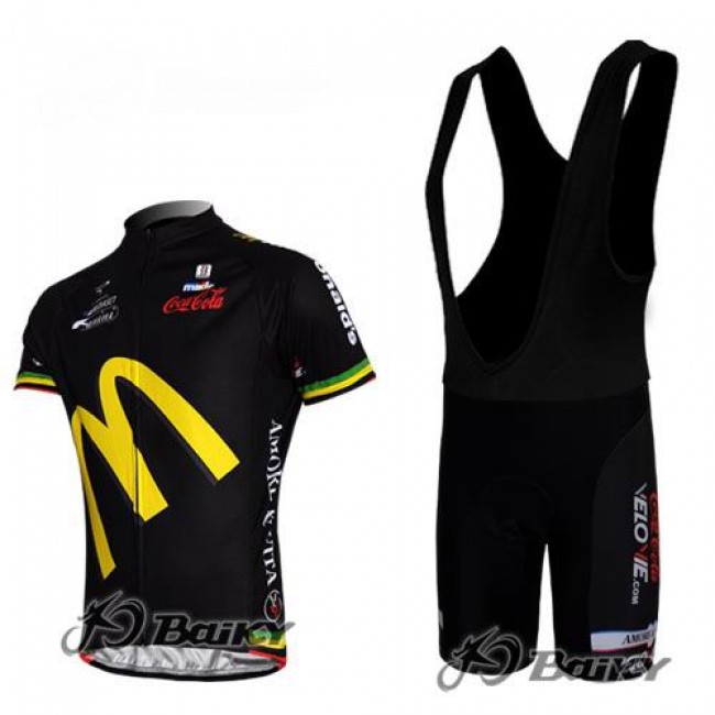 McDonald Legea Pro Team Fahrradbekleidung Satz Fahrradtrikot Kurzarm Trikot und Kurz Trägerhose Schwarz RCQI339 McDonald Legea Pro Team Fahrradbekleidung Satz Fahrradtrikot Kurzarm Trikot und Kurz Trägerhose Schwarz RCQI339