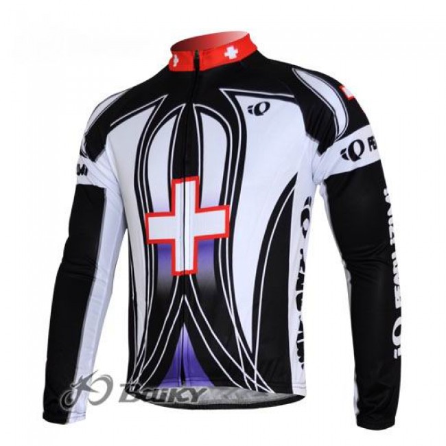 Pearl Izumi Pro Team Fahrradtrikot Langarm Weiß Schwarz Rot AFFG526 Pearl Izumi Pro Team Fahrradtrikot Langarm Weiß Schwarz Rot AFFG526