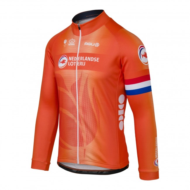 Bekleidung Herren Hollandisch Nationalen Agu langarmtrikot 2024 Bekleidung Herren Hollandisch Nationalen Agu langarmtrikot 2024