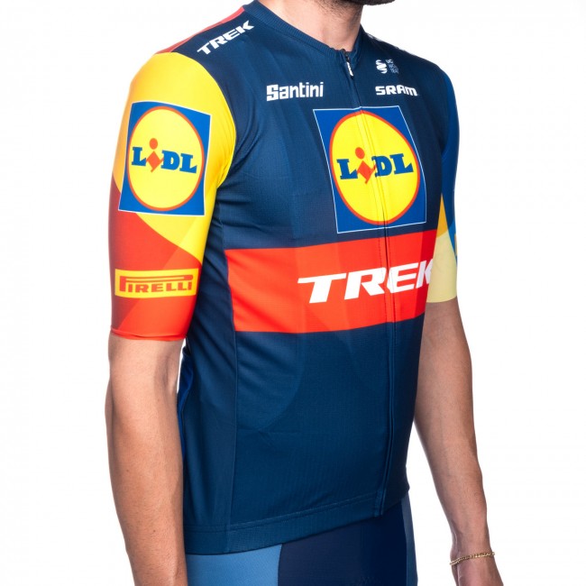 Bekleidung Herren Santini Lidl Trek 2024 trikot Bekleidung Herren Santini Lidl Trek 2024 trikot