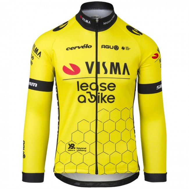 Bekleidung Herren Langärmeliges Trikot Agu Team Visma Lease a bike 2024 Bekleidung Herren Langärmeliges Trikot Agu Team Visma Lease a bike 2024