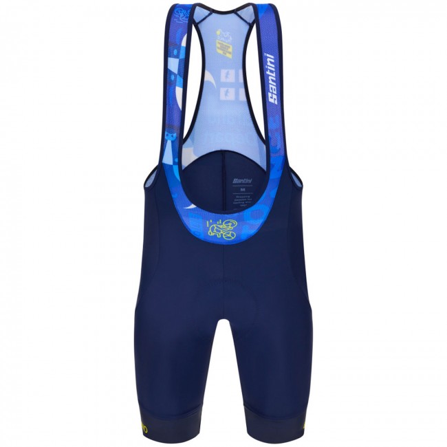 Bekleidung Herren Santini Tour de France 2024 tragerhose-Torino Bekleidung Herren Santini Tour de France 2024 tragerhose-Torino