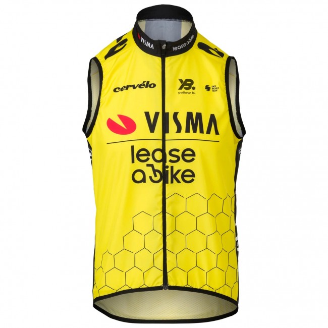 Bekleidung Herren Team Visma Lease a bike 2025 Wind weste