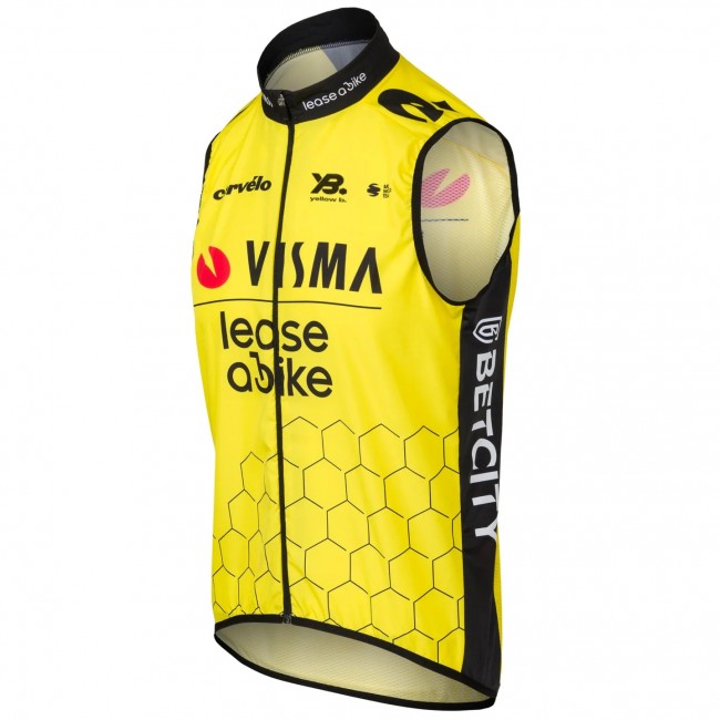 Bekleidung Herren Team Visma Lease a bike 2025 Wind weste Bekleidung Herren Team Visma Lease a bike 2025 Wind weste