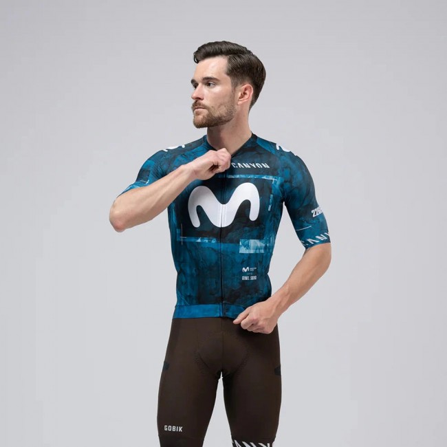 Bekleidung Herren Gobik Movistar Team Gravel Squad 2025 Cx Pro 4.0 trikot Bekleidung Herren Gobik Movistar Team Gravel Squad 2025 Cx Pro 4.0 trikot