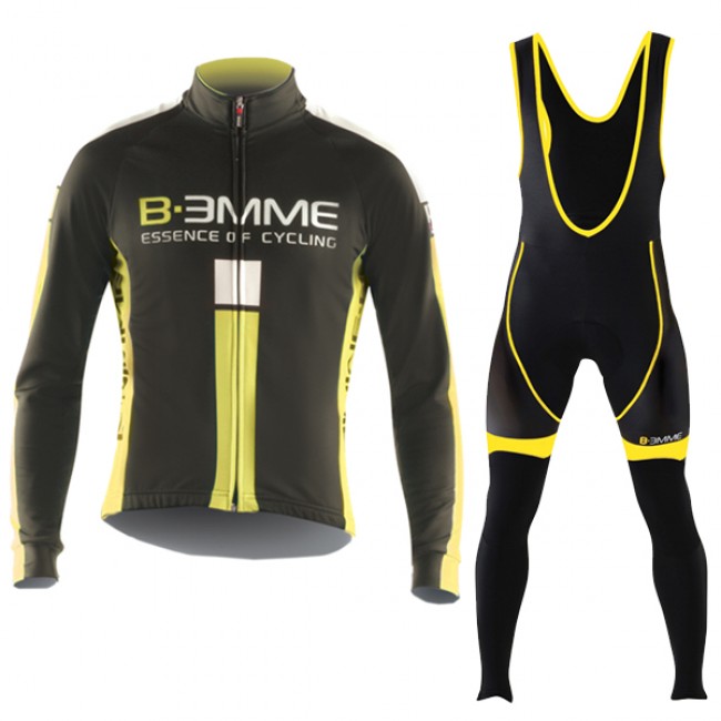 2016 Biemme schwarz YELLOW Fahrradbekleidung Langarm Radtrikot und Trägerhosen Set TOQH418 2016 Biemme schwarz YELLOW Fahrradbekleidung Langarm Radtrikot und Trägerhosen Set TOQH418