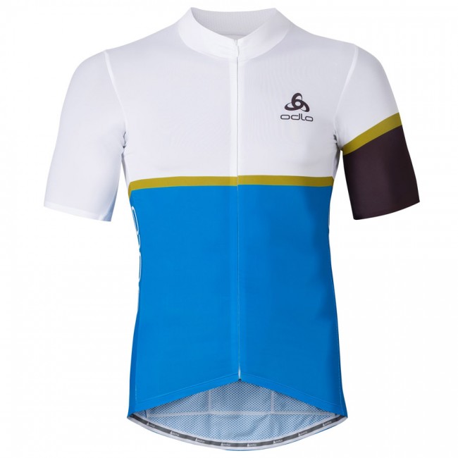2016 Odlo Kamikaze Weiß blau Fahrradbekleidung Kurzarm Radtrikot QQOT859 2016 Odlo Kamikaze Weiß blau Fahrradbekleidung Kurzarm Radtrikot QQOT859