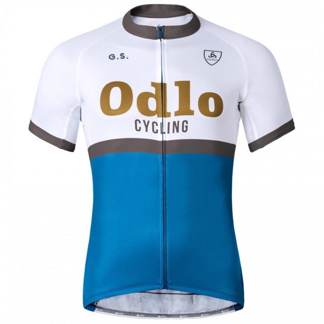 2016 Odlo Ride Weiß blau Fahrradbekleidung Kurzarm Radtrikot ZSJQ471 2016 Odlo Ride Weiß blau Fahrradbekleidung Kurzarm Radtrikot ZSJQ471