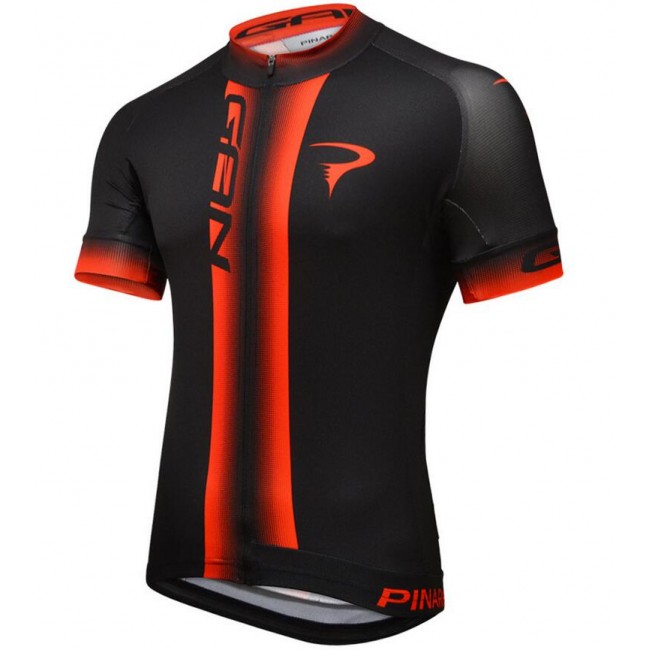 2016 Pinarello Gan Fahrradbekleidung Kurzarm Radtrikot schwarz rot WLVK693