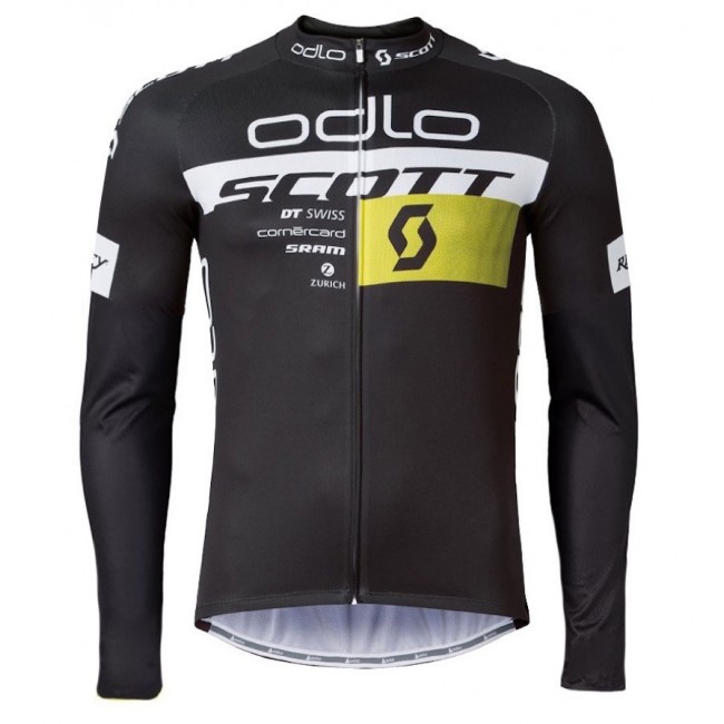 2016 Scott ODLO Team Schwarz Radtrikot Langarm DVOM869 2016 Scott ODLO Team Schwarz Radtrikot Langarm DVOM869