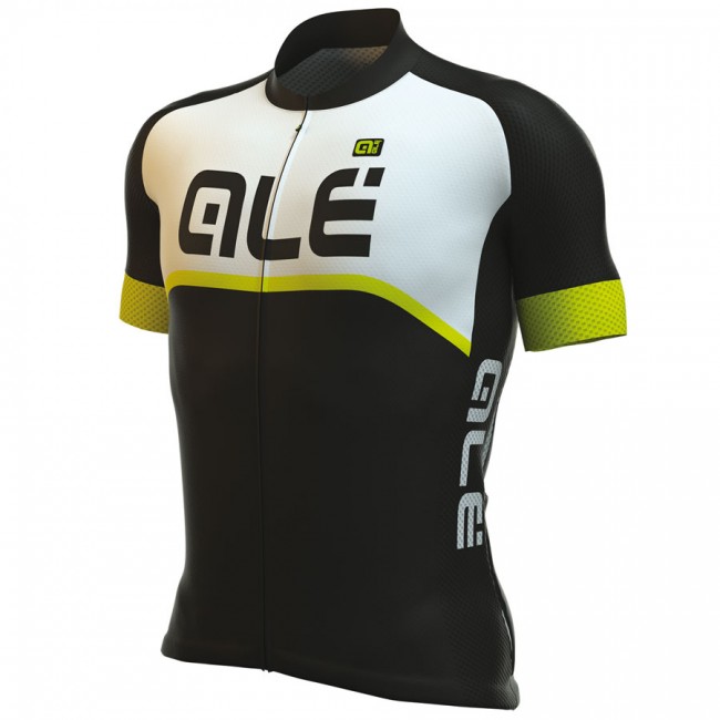 2017 Ale Graphics Excel Veloce Radtrikot Kurzarm Schwarz Gelb Fluo 562CRNB 2017 Ale Graphics Excel Veloce Radtrikot Kurzarm Schwarz Gelb Fluo 562CRNB