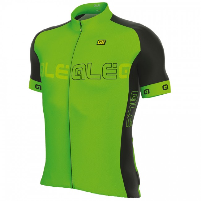 2017 Ale Excel Basic Radtrikot Kurzarm Grün Fluo 775WEGA 2017 Ale Excel Basic Radtrikot Kurzarm Grün Fluo 775WEGA